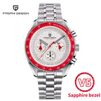 PAGANI DESIGN 2025 New AK Project Men's Watches Luxury Quartz Wrist Watch For Men AR Sapphire Speed Chronograph Automatic Date