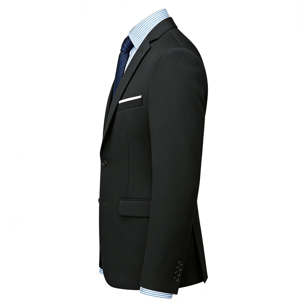 CYPTIRY Men's 3 Piece Suit Set - Classic Business Slim Fit Clothing Package Includes Blazer Pants And Shirt