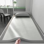 Summer Ice Silk Cooling Pad Breathable Jacquard Mattress Cover with Nonwoven Surface for College Student Dorm Bedroom Cool Sleep