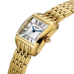 BERNY Gold Watch for Women Luxury Brand Square Quartz Ladies Watches Top Quality Fashion Elegant, Local Warehouse, Fast Delivery