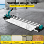SucceBuy 1200MM Tile Cutter High Precision Manual Ceramic Floor Tiles Tile Cutter  48 In Cutting Machine for Precision Cutting