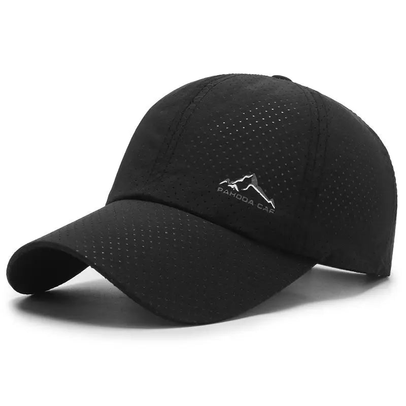 Men's and women's quick-drying hats, summer outdoor sunscreen and shading thin baseball caps, breathable sun duckbill hats