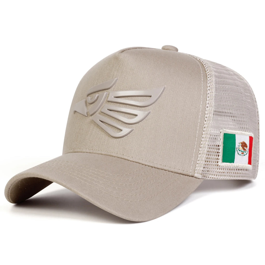 Unisex Mexican Eagle Label Baseball Net Caps Spring and Summer Outdoor Adjustable Casual Hats Hip Hop Hat Sunscreen Hat