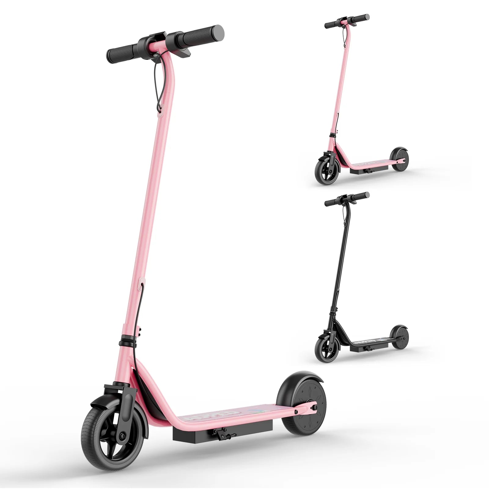 6.5‘’ Electric Scooter for Kids - 3/6/9MPH Three Speed Modes & 10Mile Max Range, 250W Motor, Solid Tires Commuter E-Scooter