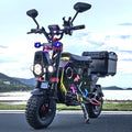 US Stock FLJ Scooter 72V 12000W Electric Scooter with 14 inch Off Road Fat Tire Removable Battery and App Function Scooter