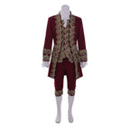Men's 18th Century Court Suit Colonial Victorian British Military Uniform Elegant Men's Rococo Costume