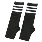 1 Pair Plus Size Women's Thigh High Socks for Thick Thighs Highs Widened Extra Long Thick Striped Knit Socks Stockings
