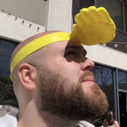 Novelty 3D Palm Sun Hat Funny Hand Shape Sun Visor Unisex Sun Shield For Outdoor Stadium Spectator Beach Concert Party Travel