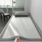 Summer Ice Silk Cooling Pad Breathable Jacquard Mattress Cover with Nonwoven Surface for College Student Dorm Bedroom Cool Sleep