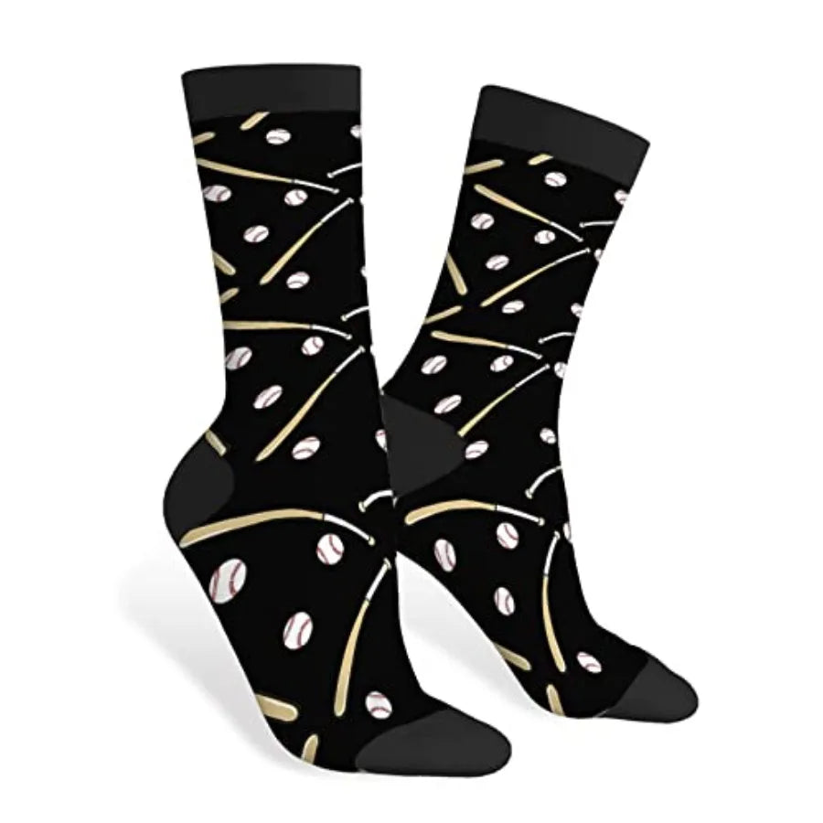 AOYEGO Funny Socks Health Curve Novelty Casual Crew Socks Contrast Color Design for Women Men Gift