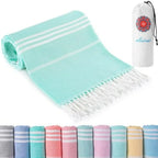 Turkish Beach Towels Vacation Essentials Quick Dry Sand Free Oversized Bath Pool Swim Towel Extra Large XL Blanket Adult Travel