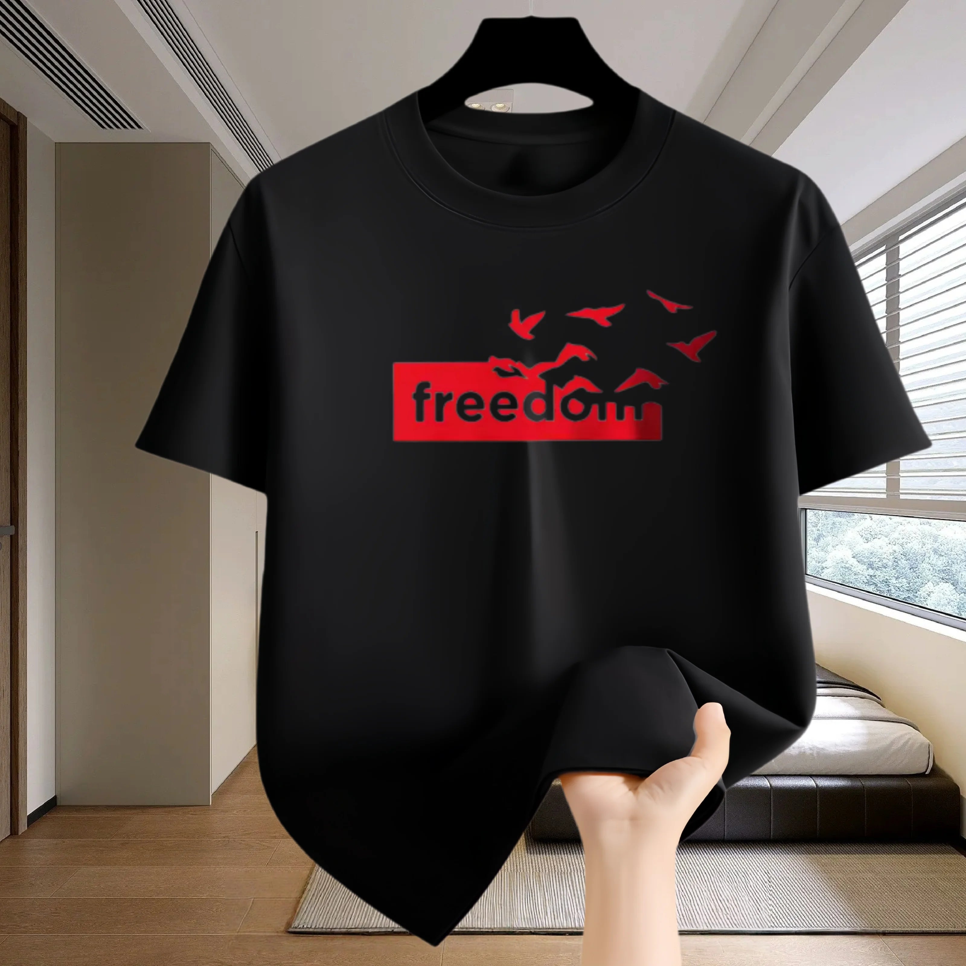 Summer Men Sporty Mesh Short Sleeve Graphic Print T Shirt Polyester Quick Dry Jogging Marathon Cycling Outdoor Top