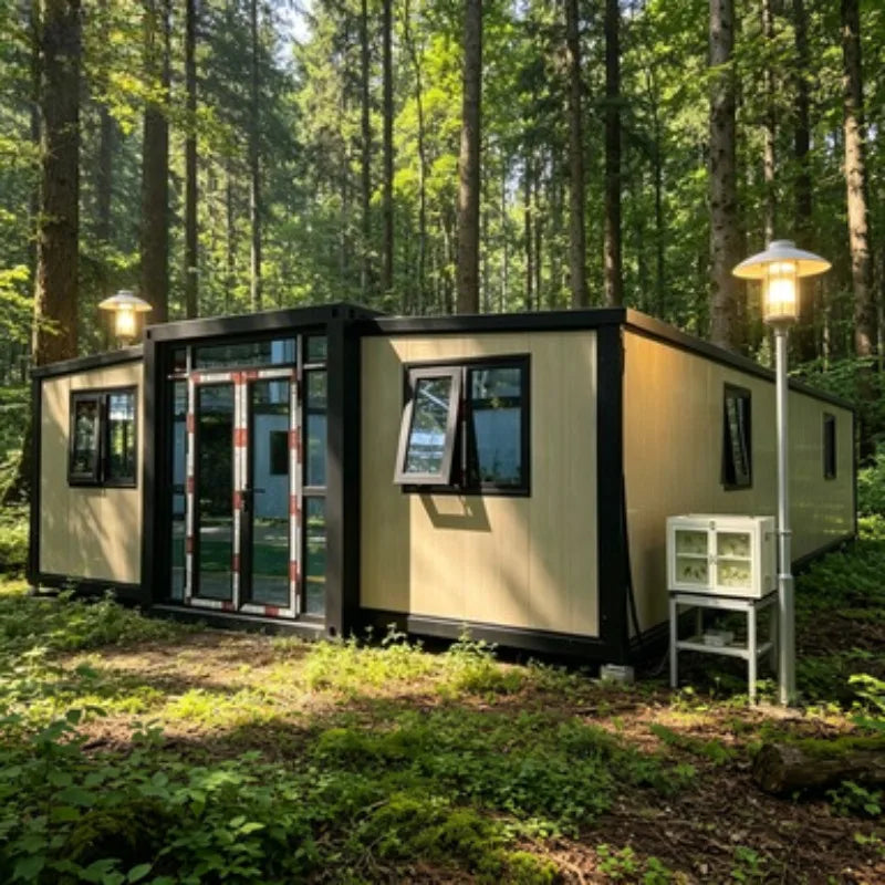 Expandable Container House Prefab Tiny Home Modular Prefabricated Mobile Villa Folding House for Residential Living Use