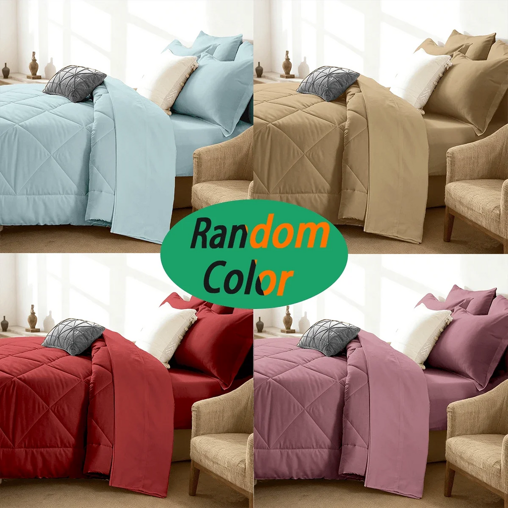 5/7 Piece Solid Color Bed Comforter Set Queen, Creative Geometric Pattern Design, Soft And Comfortable Summer Bedding Set
