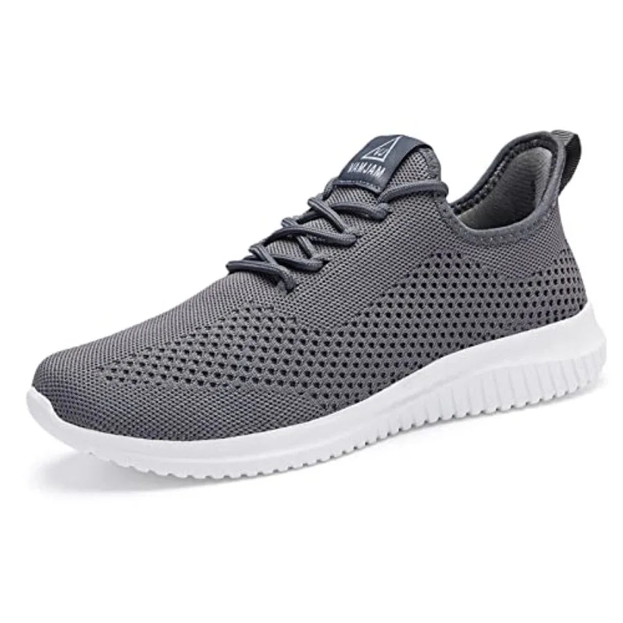 VAMJAM Men's Running Shoes Ultra Lightweight Breathable Walking Shoes Non Slip Athletic Fashion Sneakers Mesh Workout Casual Sp
