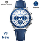 PAGANI DESIGN Moon Mens Watches Quartz Automatic Watch Men Luxury Sports VK63 Chronograph Waterproof Sapphire Reloj Hombre 2025