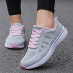 Women Casual Shoes Fashion Breathable Walking Mesh Flat Shoes Woman White Sneakers 2024 Tenis Feminino Female Shoes