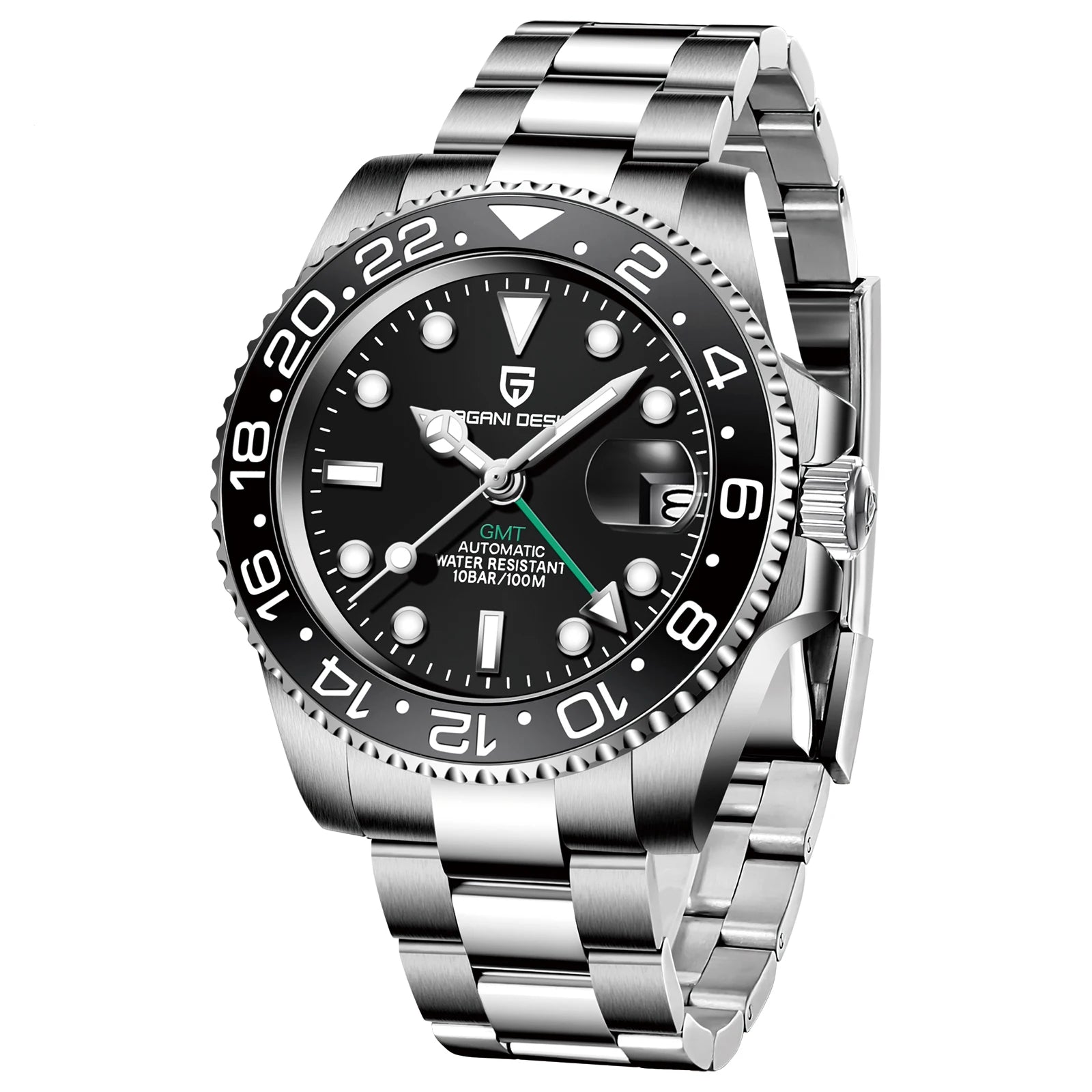 2026 PAGANI DESIGN New PD-1662 V5 Men Mechanical Watches Luxury Ceramic Bezel Automatic Watch 100M Waterproof GMT Watch for Men