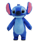 Inflatable Blue Rabbit Costume Mascot Parade Adult Character Cosplay Birthday Halloween Party Event Plush Set