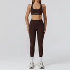 Yoga Clothes Set 2/3PCS Sportswear Gym Outfits Women Sports Set High Waist Leggings Fitness Suit Running Bra Workout Tracksuit