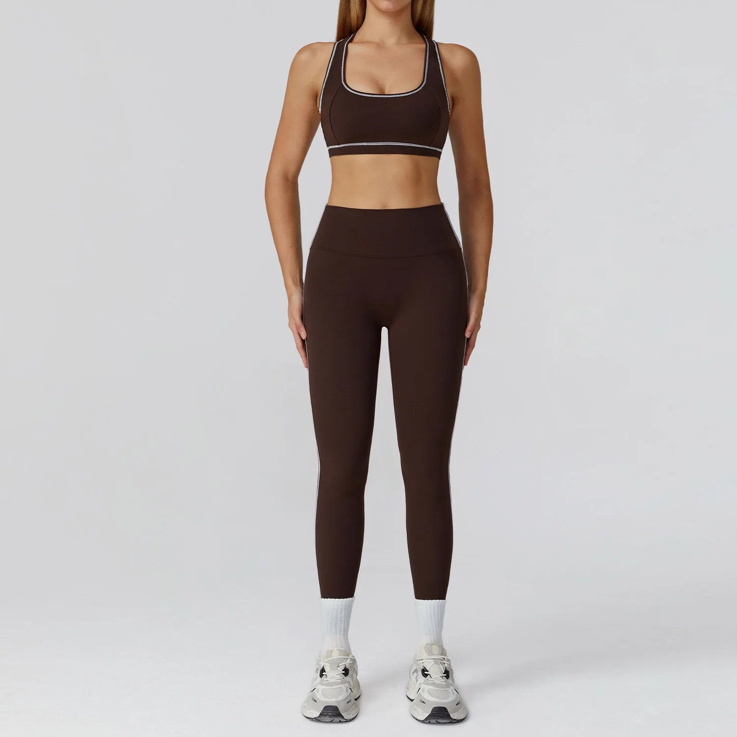 Yoga Clothes Set 2/3PCS Sportswear Gym Outfits Women Sports Set High Waist Leggings Fitness Suit Running Bra Workout Tracksuit