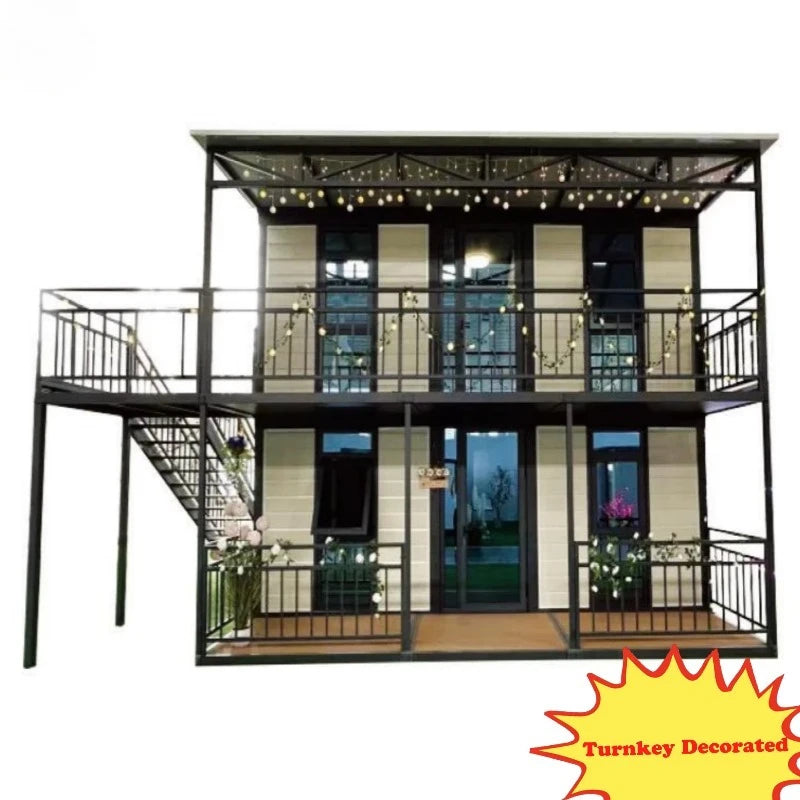 Prefab Tiny Homes 20ft 40ft Expandable Container House Customized Prefab House Garden Rooms Folding Room Sheds Warehouse Barn