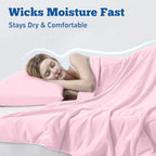 Cooling Comforter Set Size Lightweight Blanket for Hot Sleepers with Cooling Pillowcases 2-Piece Bedding Set for Night Sweats a