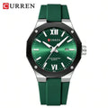 CURREN Men Watch Top Brand Luxury Military Army Male Wristwatch Waterproof Original Silicone Strap Sport Calendar Quartz Clock