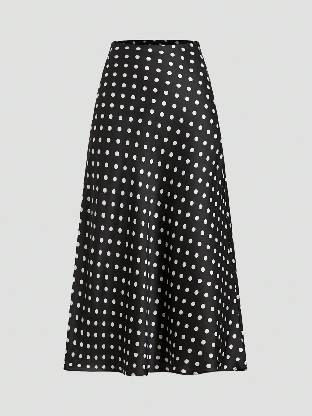 Firerie Women's Retro Elegant Polka Dot Print Vacation Style Skirt,Fall,Fall For Women,Winter For Women,Vacation