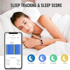 24/7 Heart Rate Monitor, Calorie and Sleep Tracker, 1.10" AMOLED Touch Screen Smartwatch for Men and Women