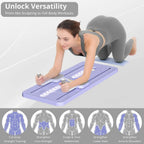 Multi-Purpose Foldable Pilates Reformer Board for Home, 5-in-1 Sliding Board