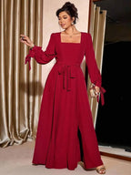 Plus Size Women Fall Dress For Christmas Halloween Occasion