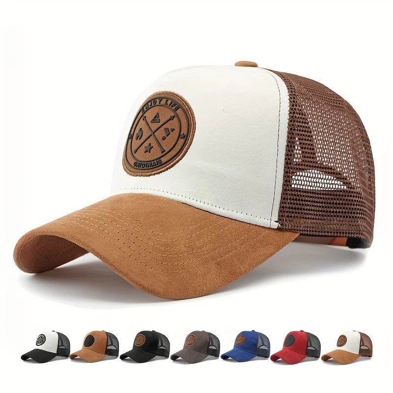 Mesh breathable baseball cap dome summer new sunshade hardtop hat outdoor running sports hat