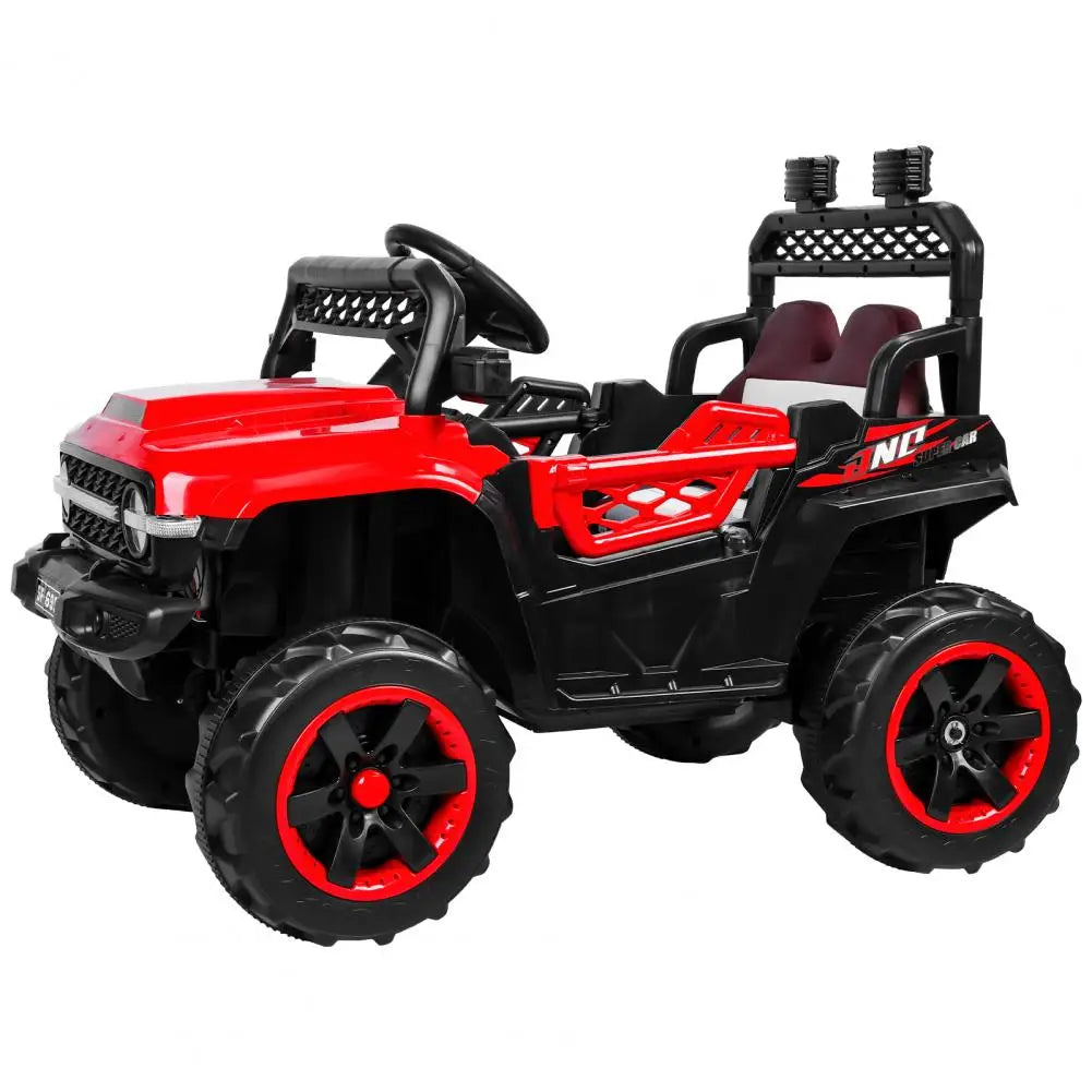 12V Kids Ride On Car, Electric 4WD 2-Seats Side by Side Ride On Toys Car, ATV Play Car, Off-Road Car Ride On Vehicle