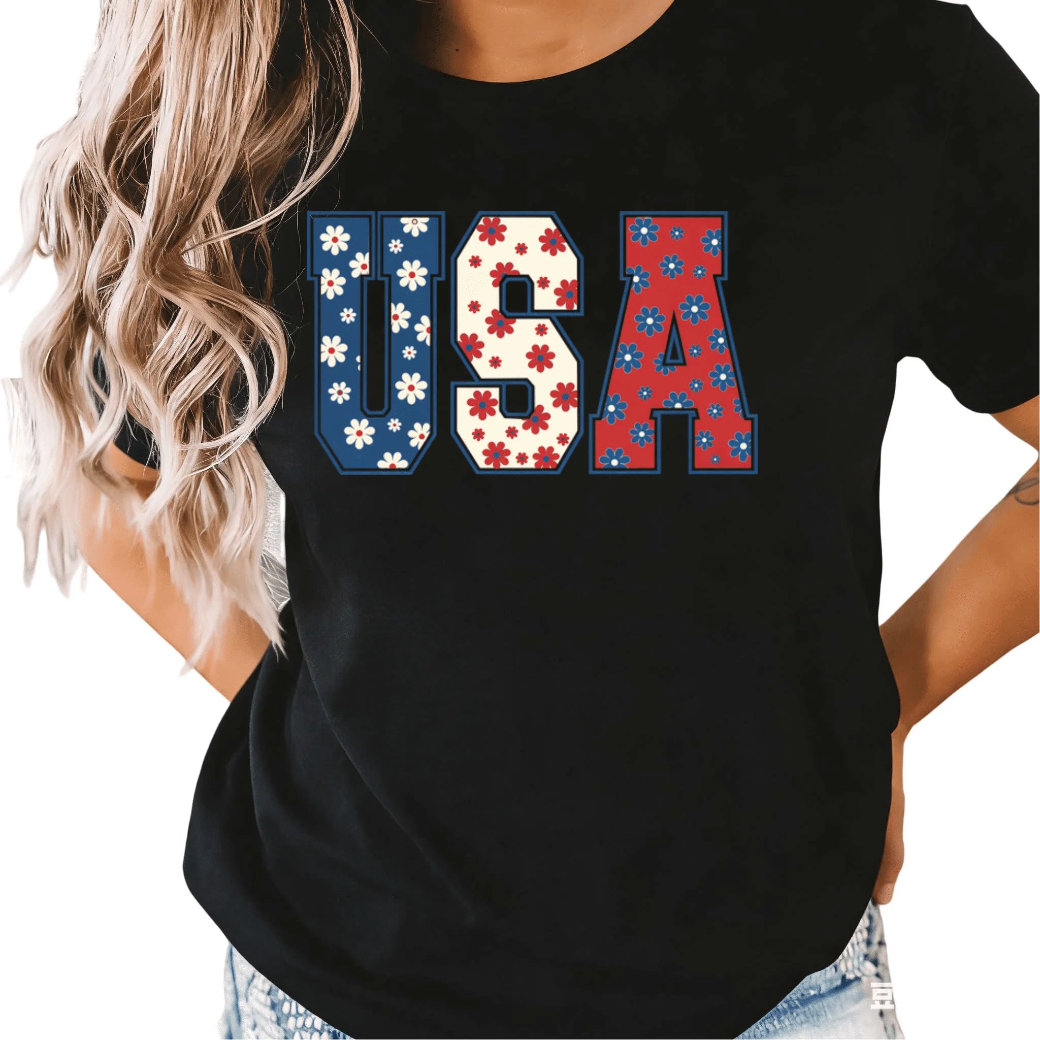 Women's Patriotic 250th Anniversary USA Print Short Sleeve T-Shirt White S-5XL Fashion Oversized Top