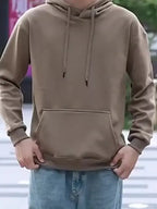4 men's hoodies with multiple colors to choose from, soft and comfortable men's tops, casual and fashionable men's clothing