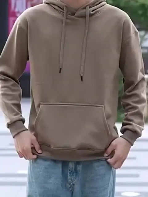 4 men's hoodies with multiple colors to choose from, soft and comfortable men's tops, casual and fashionable men's clothing
