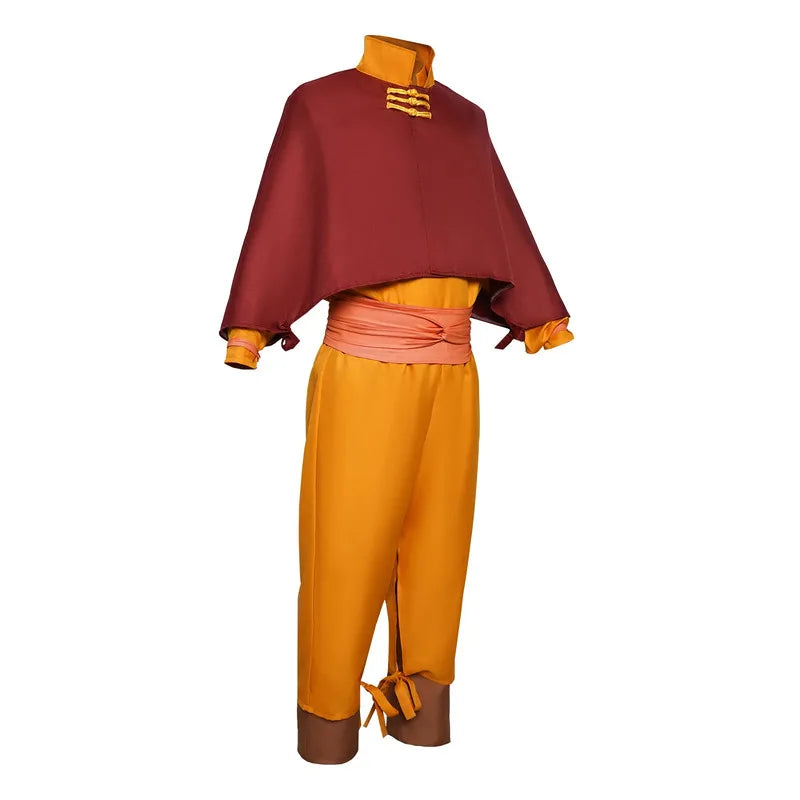The Last Airbender Avatar Aang Cosplay Costume Jumpsuit Outfits Halloween Carnival Men Suit Clothes