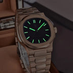 2026 New PAGANI DESIGN Rose Gold Retro Men's Watches Luxury Mechanical Wristwatch Automatic Watch For Men AR Sapphire Waterproof Luminous