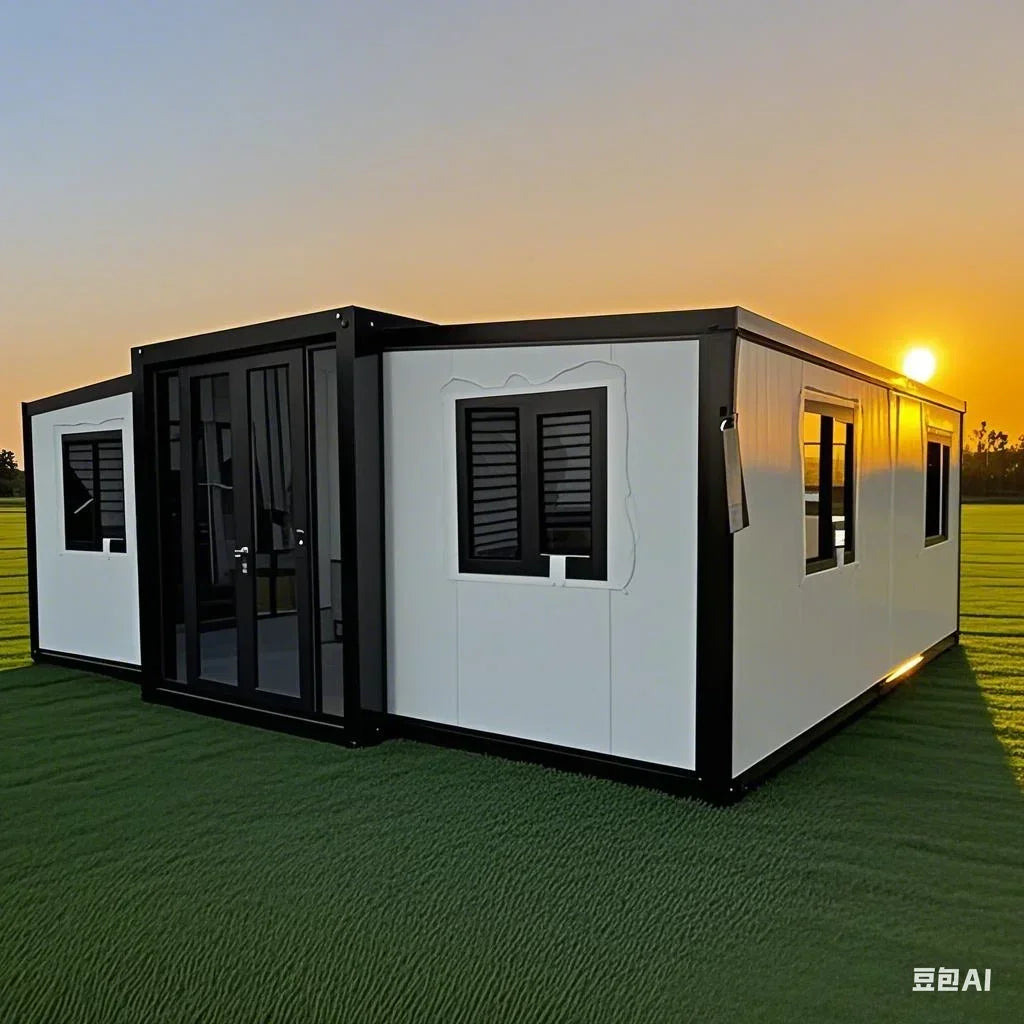 Customized Factory Price 20ft 40ft Prefab Foldable Container House Steel Structure Expandable Tiny Home Modular Flat Pack Mobile