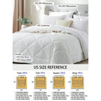5/7 Piece Solid Color Bed Comforter Set Queen, Creative Geometric Pattern Design, Soft And Comfortable Summer Bedding Set