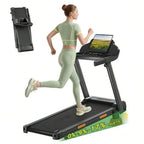 17% Incline Treadmill With Home, Portable Treadmills For Home With Handle,Treadmills For Home And Office, 300 Lbs Weight Capacity.