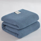 Solid Cotton Blanket for Bed Waffle Plaid Bedspread for Single Queen King Bed Sofa Blankets Throw Sofa Cover Sheet Summer Quilt