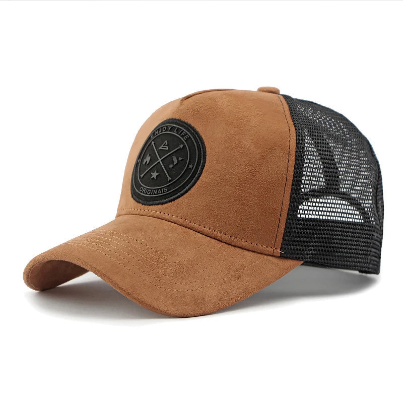 Mesh breathable baseball cap dome summer new sunshade hardtop hat outdoor running sports hat