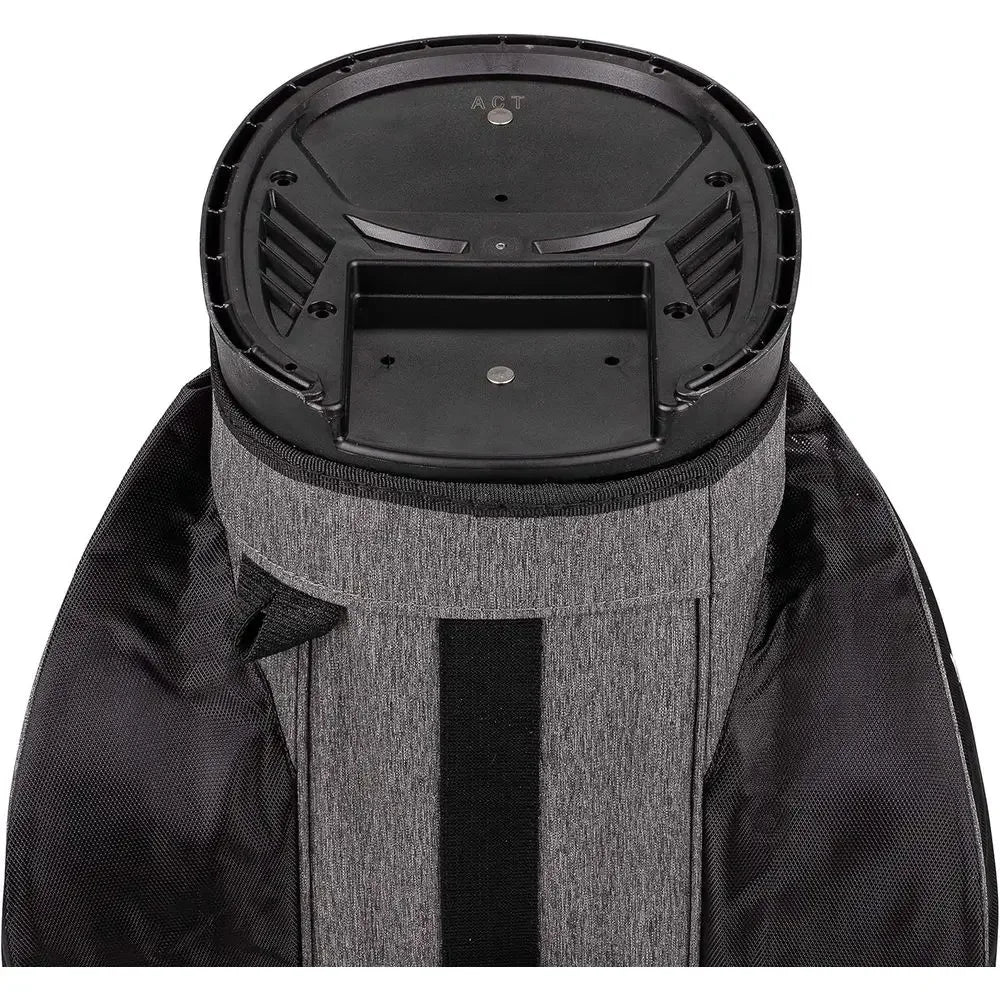 Golf Push Cart Bag with Rain Cover, Secure Base, Lightweight, 15-Way Divider, and External Putter Pocket
