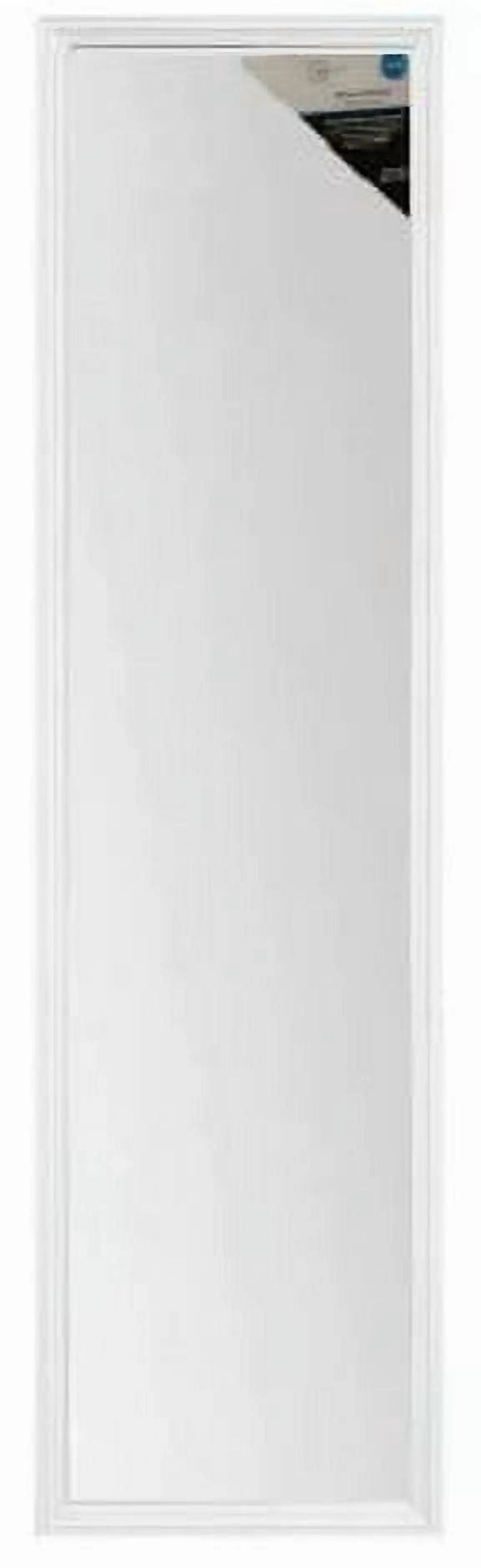 ICUTE-Mainstays 13x49 White Rectangle Large Wall Mirror for Bathroom or Living Room