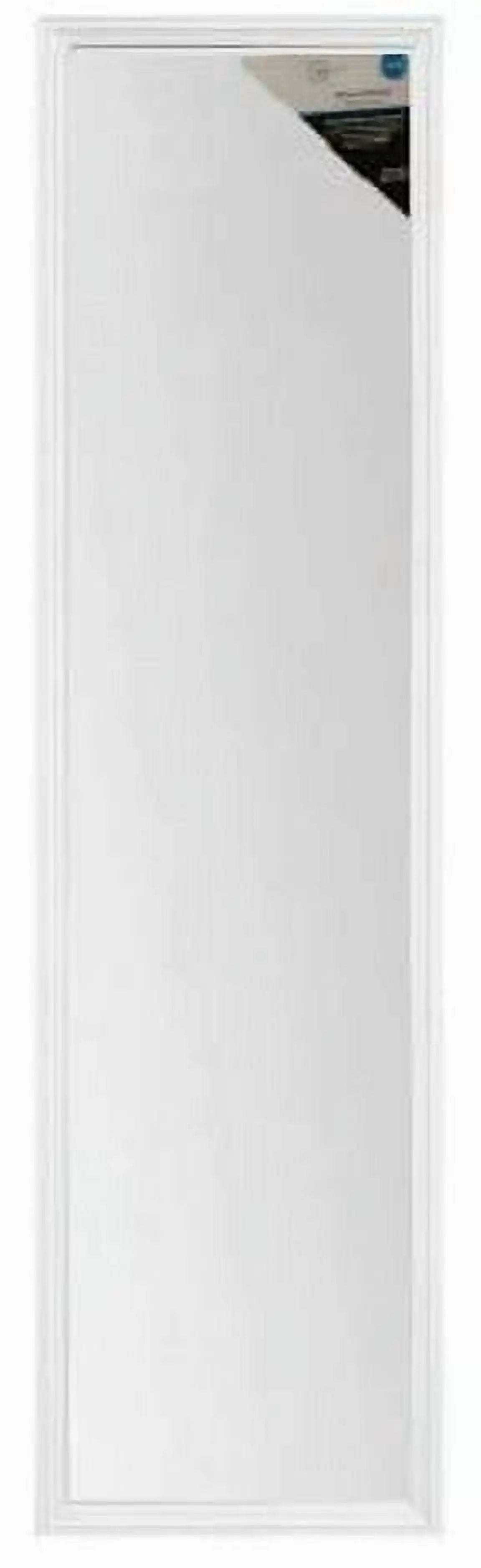 ICUTE-Mainstays 13x49 White Rectangle Large Wall Mirror for Bathroom or Living Room