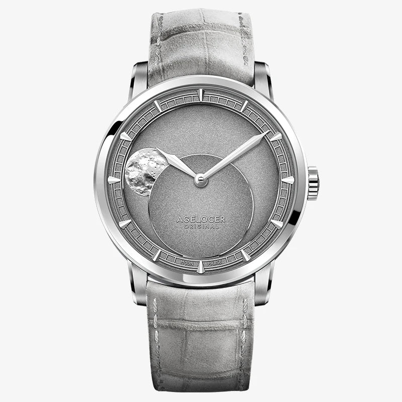 AGELOCER  Major Breakthrough 29.51-Days MoonPhase Original Astronomer Men's Mechanical Watch Birthday Gift for Men