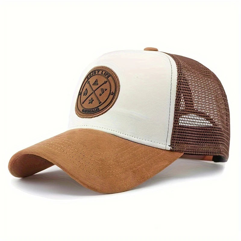 Mesh breathable baseball cap dome summer new sunshade hardtop hat outdoor running sports hat