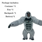 US stock Inflatable Polar Bear Costume Mascot for Advertising Christmas Halloween Adult Fursuit Panda Gorilla Carnival Suit